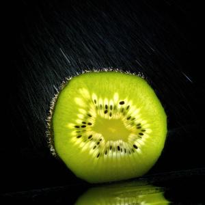 Kiwi im Regen